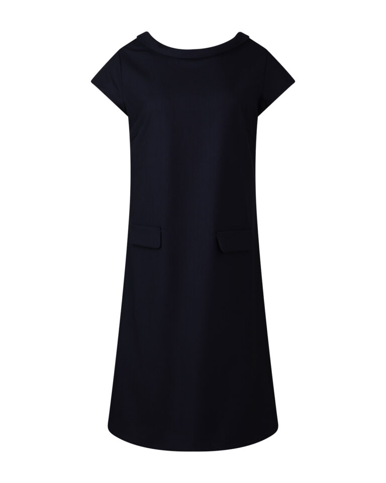 SIXTIES Kleid mit breitem Ringkragen